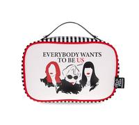 The Devil Wears Prada Makeup Bag | Officially Licensed | Cosmetic Bag | Two Compartments | Clear Zipped Section | Brush Holders | Mad Beauty