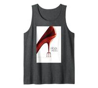 The Devil Wears Prada Red Shoe & Logo Official Movie Poster Tank Top, Men, Dark Heather Grey, Small