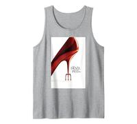 The Devil Wears Prada Red Shoe & Logo Official Movie Poster Tank Top, Men, Heather Grey, Medium