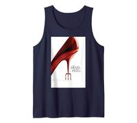 The Devil Wears Prada Red Shoe & Logo Official Movie Poster Tank Top, Men, Navy Blue, X-Large