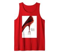 The Devil Wears Prada Red Shoe & Logo Official Movie Poster Tank Top, Men, Red, X-Large