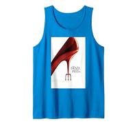 The Devil Wears Prada Red Shoe & Logo Official Movie Poster Tank Top, Men, Sapphire Blue, Small