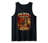 The Devil Whispered I'm Coming for You I Whispered Back Tank Top