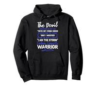 The Devil Whispered In My Ear You're Not Strong Enough To Wi Pullover Hoodie