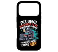 The Devil Whispered To Me I Whisper Back Bring Beer Case for iPhone 17 Pro