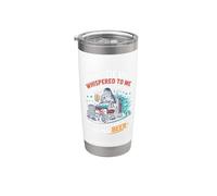 The Devil Whispered to Me I Whisper Back Bring Beer Stainless Steel Insulated Tumbler