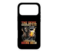 The Devil Whispered to Me I'm Coming for You Beer Drinking Case for iPhone 17 Pro Max