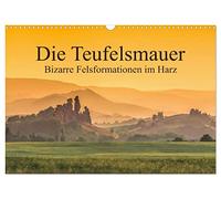 The Devil's Wall - Bizarre Rock Formations in the Harz Mountains UK-Version (Wall Calendar 2026 DIN A3 Landscape), CALVENDO 12 Month Wall Calendar