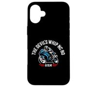 The Devil's Whip NC 80 USA Motorcycle Design Case for iPhone 16 Plus