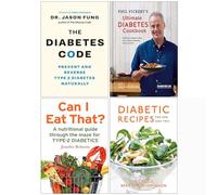 The Diabetes Code, Phil Vickery Ultimate Diabetes Cookbook [Hardcover], Can I Eat That, Diabetic Recipes for One and Two 4 Books Collection Set