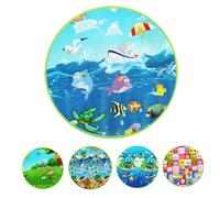 (The diameter of type A is 80cm) 1cm Thick Baby Crawling Play Mat Educational Alphabet Game Rug For Children Puzzle Activity Gym Carpet Eva Foam Kid Toy Floor Mat