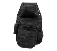 The Diamondback Eagle X Pouch (Right-Side Attachment) - Durable & Abrasion-Resistant Electrician Tool Pouch - Includes 3 Total Pouches with Square Holder - Tool Belt Accessory (9", 16", 4")