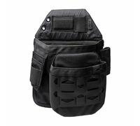 The Diamondback Loki X Pouch (Left-Side Attachment) - Durable & Abrasion-Resistant Tool Pouch - Lightweight Belt Tool Bag with 4-Internal Slots & Integrated Magnet for Screws & Nails (12", 12", 3")