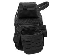 The Diamondback Miter X Pouch (Left-Side Attachment) - Durable & Lightweight Carpenter Tool Belt Pouch - Tool Belt Accessory Includes 3 Pockets, 10 Slots & 2 Attachment Systems (16", 10.5", 5")