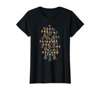The Diamonds Cross Colorful Value Graphic T-Shirt, Women, Black, M