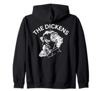 The Dickens with Charles Dickens Graphic Zip Hoodie