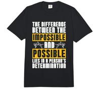 The Difference Between The Impossible Pole Vault High Jump Comfort Colors Adult Heavyweight T-Shirt