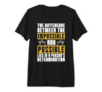 The Difference Between The Impossible Pole Vault High Jump Premium T-Shirt