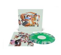 The Dillinger Escape Plan 'Miss Machine' LP Mint Green, White and Metallic Silver Tri Color Merge with Mustard, Cyan Blue & White Splatter Vinyl