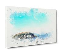The Dingle Peninsula In Ireland Canvas Print | Gallery Wrapped 30mm Frame Wall Art | 24x16 inches | Ready to Hang | Abstract Picture | Living Room Bedroom Lounge Office