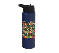 The Dining Room Table is Mine Puzzle Lover Stainless Steel Insulated Water Bottle