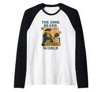 The Dink Heard Round the World 1776 Patriotic Pickleball Raglan Baseball Tee