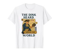 The Dink Heard Round the World 1776 Patriotic Pickleball T-Shirt