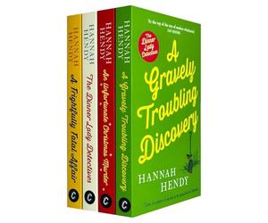 The Dinner Lady Detectives Series 4 Books Collection Set By Hannah Hendy (The Dinner Lady Detectives, An Unfortunate Christmas Murder, A Frightfully Fatal Affair & A Gravely Troubling Discovery)