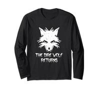 The Dire Wolf Returns De-Extinction Animal Fantasy Halloween Long Sleeve T-Shirt