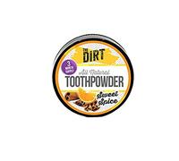 The Dirt All Natural Tooth Powder for Organic Teeth Whitening, 3 Month Tub 0.7 oz