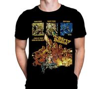 The Dirty Dozen Mens T-Shirt War Print, Black Cotton T-Shirt, Movie Poster Tee