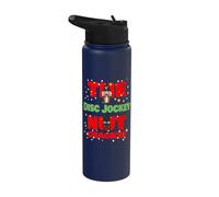 The Disc Jockey Nutcracker - Funny Christmas Disc Jockey Stainless Steel Insulated Water Bottle