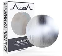 The DISC: Premium Filter for AeroPress Coffee Makers by ALTURA + FREE eBOOK with Recipes, Tips, and More - Stainless Steel, Washable & Reusable. Lifetime 100% Guaranty