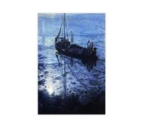 The Disciples See Christ Walking on The Water Henry Ossawa Tanner Canvas Art Poster And Wall Art Picture Print Modern Family Bedroom Decor Unframe 16x