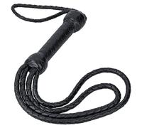 The Disciplinarian™ - Black Leather Loop Whip