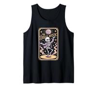The Disco Mystic Skeleton Retro Boogie Vibes Tank Top