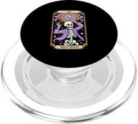 The Disco Mystic Skeleton Tarot Retro Rave Vibes PopSockets PopGrip for MagSafe