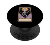 The Disco Mystic Tarot Card Skeleton Dance Vibes PopSockets Adhesive PopGrip