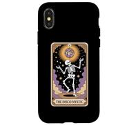The Disco Mystic Tarot Skeleton Retro Cosmic Dance Case for iPhone X/XS