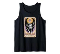 The Disco Mystic Tarot Skeleton Retro Cosmic Dance Tank Top