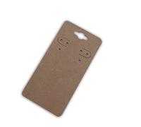 The Display Guys Pack of 500 pcs 2x4" inch (5cmx10xm) Kraft Paper Necklace Earrings Display Hanging Cards for Jewelry Accessory Display