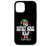 The District Nurse Elf Funny Christmas Matching Family Case for iPhone 12/12 Pro