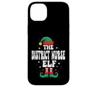 The District Nurse Elf Funny Christmas Matching Family Case for iPhone 14 Plus
