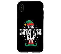 The District Nurse Elf Funny Christmas Matching Family Case for iPhone XS Max