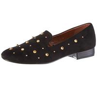 THE DIVINE FACTORY LC1890-1B Women’s Loafers, Black (Noir 001), 3.5 UK