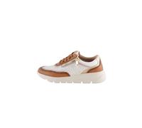 THE DIVINE FACTORY Women's Urane Sneaker, Camel, 6.5 UK