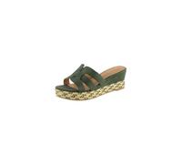 The Divine Factory Women's Ursula Slippers, khaki, 8 UK