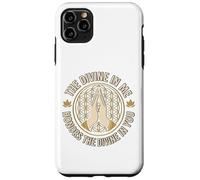 The Divine In Me Positive Spiritual Yoga Namaste Meditation Case for iPhone 11 Pro Max