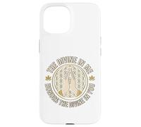 The Divine In Me Positive Spiritual Yoga Namaste Meditation Case for iPhone 15