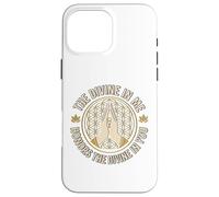 The Divine In Me Positive Spiritual Yoga Namaste Meditation Case for iPhone 16 Pro Max